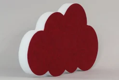 Schallschutz Akustikelement, Wolke Rot, soni ELEMENT cloud klein
