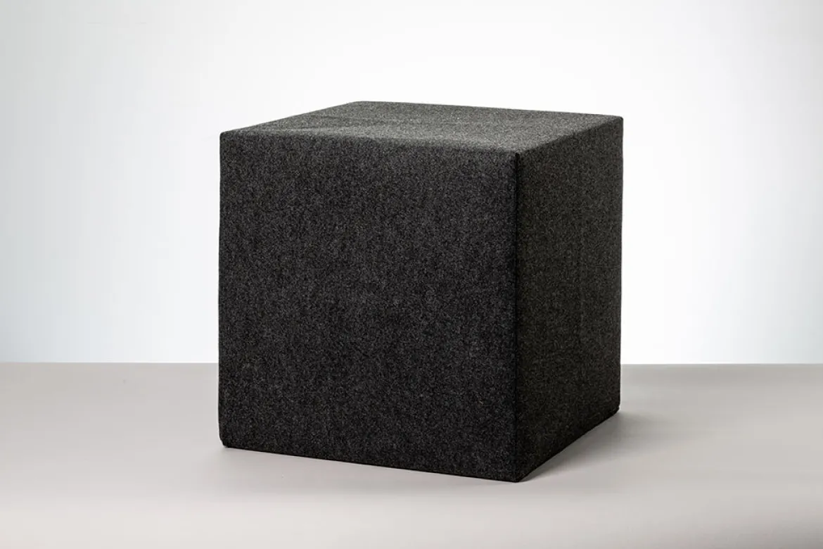 Schallschutz Akustik-Sitzwürfel, Anthrazit, 20x20x20 cm, soni CUBE