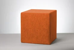 Schallschutz Akustik-Sitzwürfel, Orange, 20x20x20 cm, soni CUBE