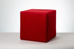 Schallschutz Akustik-Sitzwürfel, Rot, 40x40x40 cm, soni CUBE
