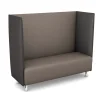 Schallschutzsofa, Akustiko Berlin, B1 CME (schwer entflammbar), Kunstleder, Taupe 033108
