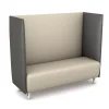 Schallschutzsofa, Akustiko Silvertex, B1 CME (schwer entflammbar), Hightech-Kunstleder, antibakteriell, Icecream SB1-2090