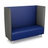 Schallschutzsofa, Akustiko Silvertex, B1 CME (schwer entflammbar), Hightech-Kunstleder, antibakteriell, Delft SB1-3067