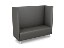 Schallschutzsofa, Akustiko Silvertex, B1 CME (schwer entflammbar), Hightech-Kunstleder, antibakteriell, Sterling SB1-4011