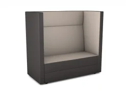Schallschutzsofa Hochlehner, Akustiko Berlin, Standard, Kunstleder, Perle