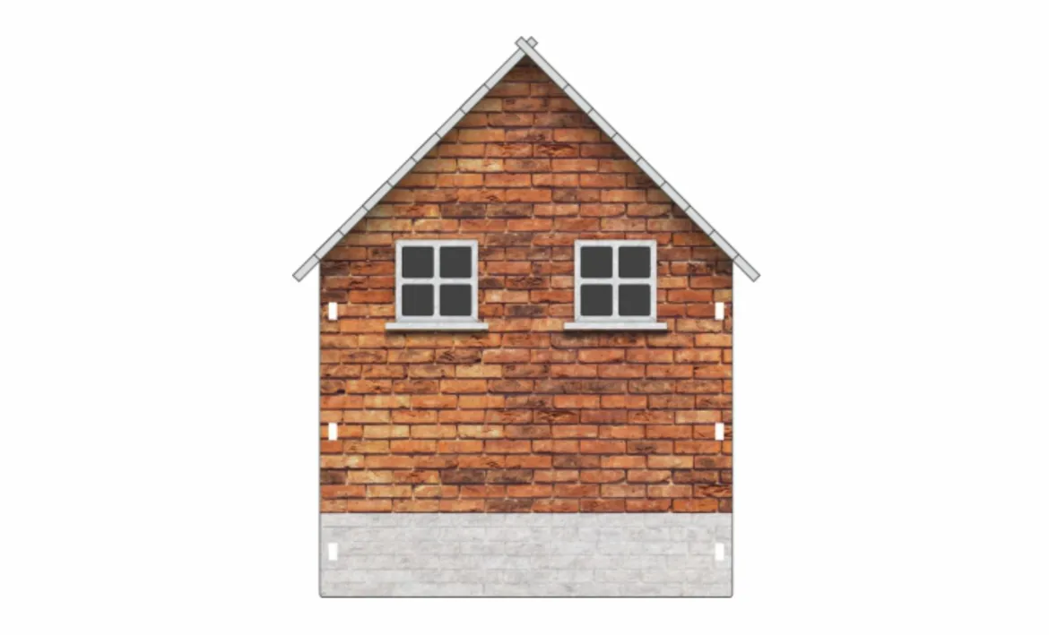 Schallschutz Spielhaus Cottage "Sarah", B1-zertifiziert, 136 x 163 x 156 cm