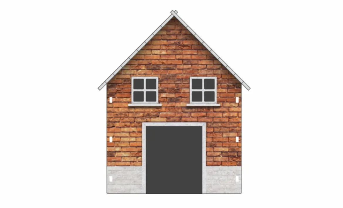 Schallschutz Spielhaus Cottage "Sarah", B1-zertifiziert, 136 x 163 x 156 cm