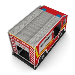 Schallschutz Spielhaus Feuerwehrauto, B1-zertifiziert, 100 x 111 x 205 cm