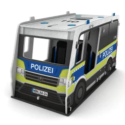 Schallschutz Spielhaus Polizeiauto, B1-zertifiziert, 100 x 110 x 205 cm