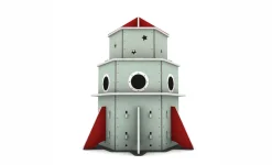 Schallschutz Spielhaus Rakete, B1-zertifiziert, 131 x 200 x 131 cm