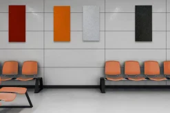Schallschutz Wand-/Deckenelemente, Rechteck Hellgrau, 100x50 cm, soni COLOR