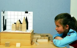 Schatten-Bauspiel aus Buchenholz, ab 5 Jahre