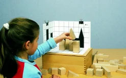 Schatten-Bauspiel aus Buchenholz, ab 5 Jahre