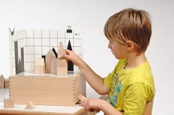 Schatten-Bauspiel aus Buchenholz, ab 5 Jahre
