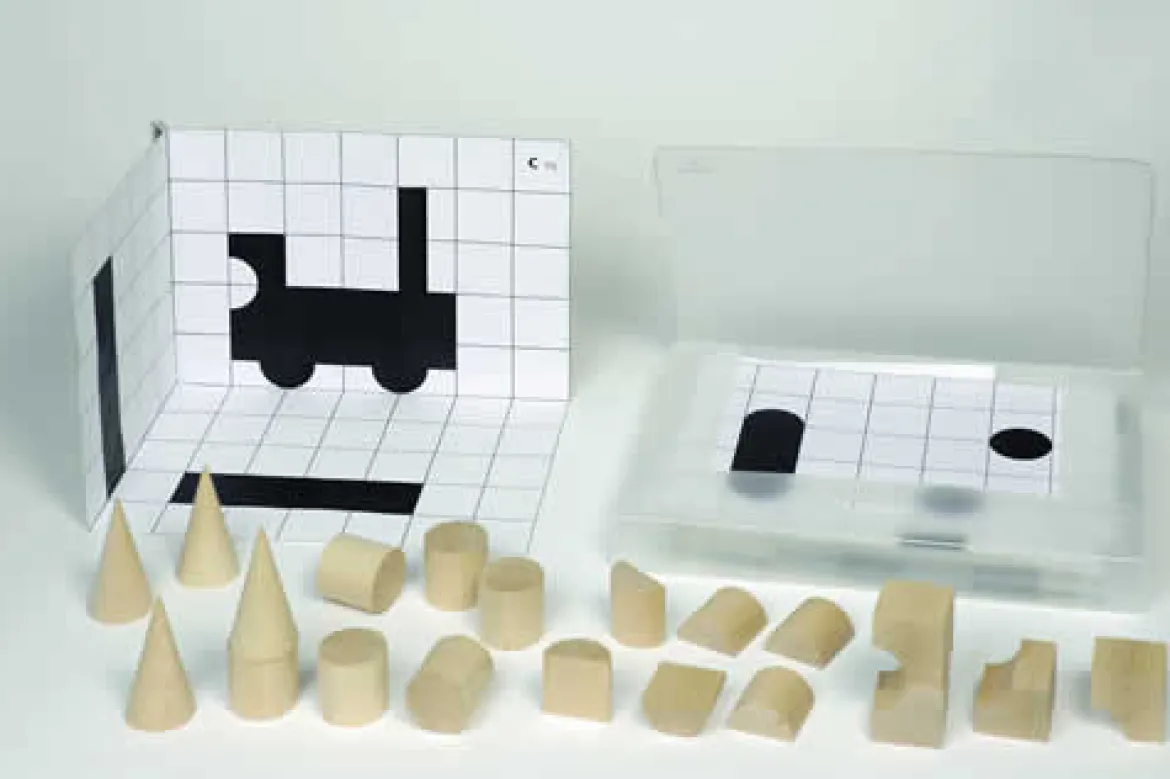 Schattenbauspiel neue Formen, ab 6 Jahre