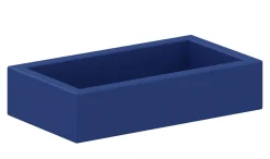 Schaumstoffbett klein blau, 114x64x25 cm