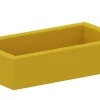 Schaumstoffbett klein gelb, 114x64x25 cm