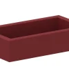 Schaumstoffbett klein rot, 114x64x25 cm