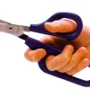 Schere mit großer und kleiner Fingerhalterung blau