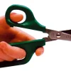 Schere mit großer und kleiner Fingerhalterung grün