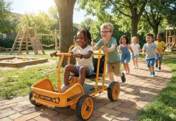 Schiebefahrzeug, Buddy Car, orange, TopTrike Kinderfahrzeug
