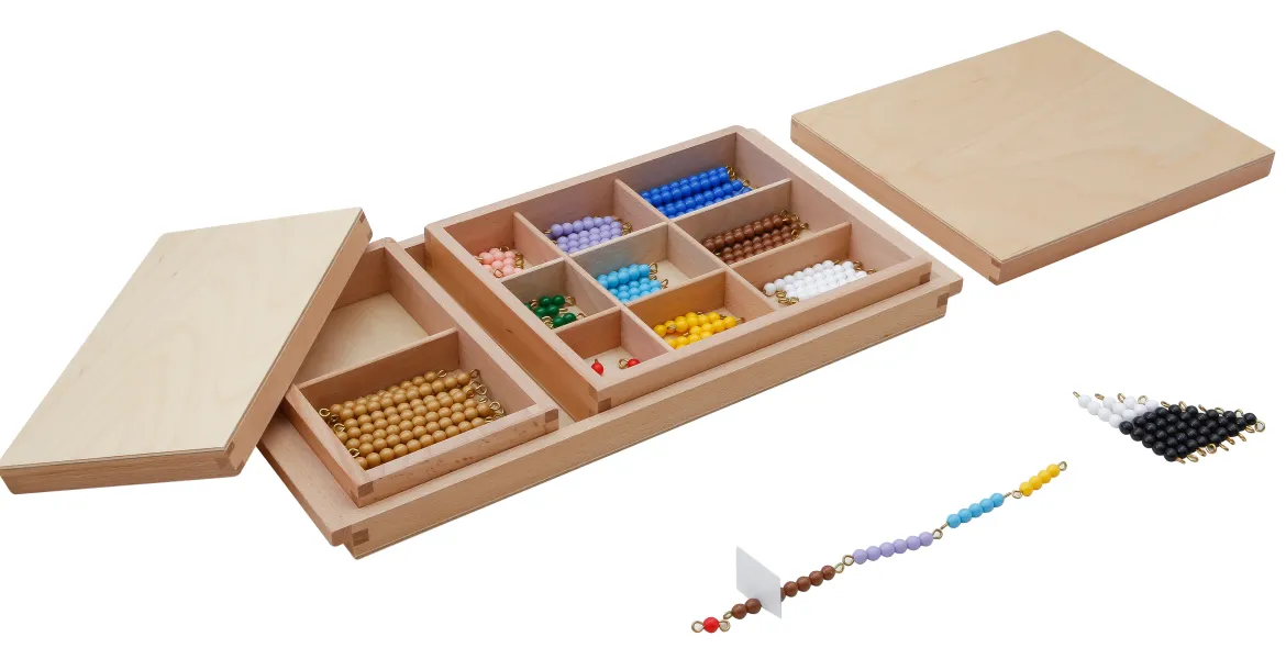 Schlangenspiel zur Addition: Lose Perlen, Kunststoff