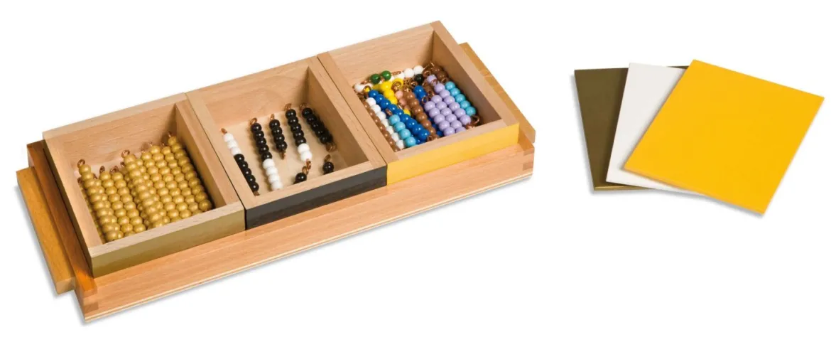 Schlangenspiel zur Multiplikation, lose Perlen Kunststoff