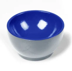 Schälchen, weiß-blau