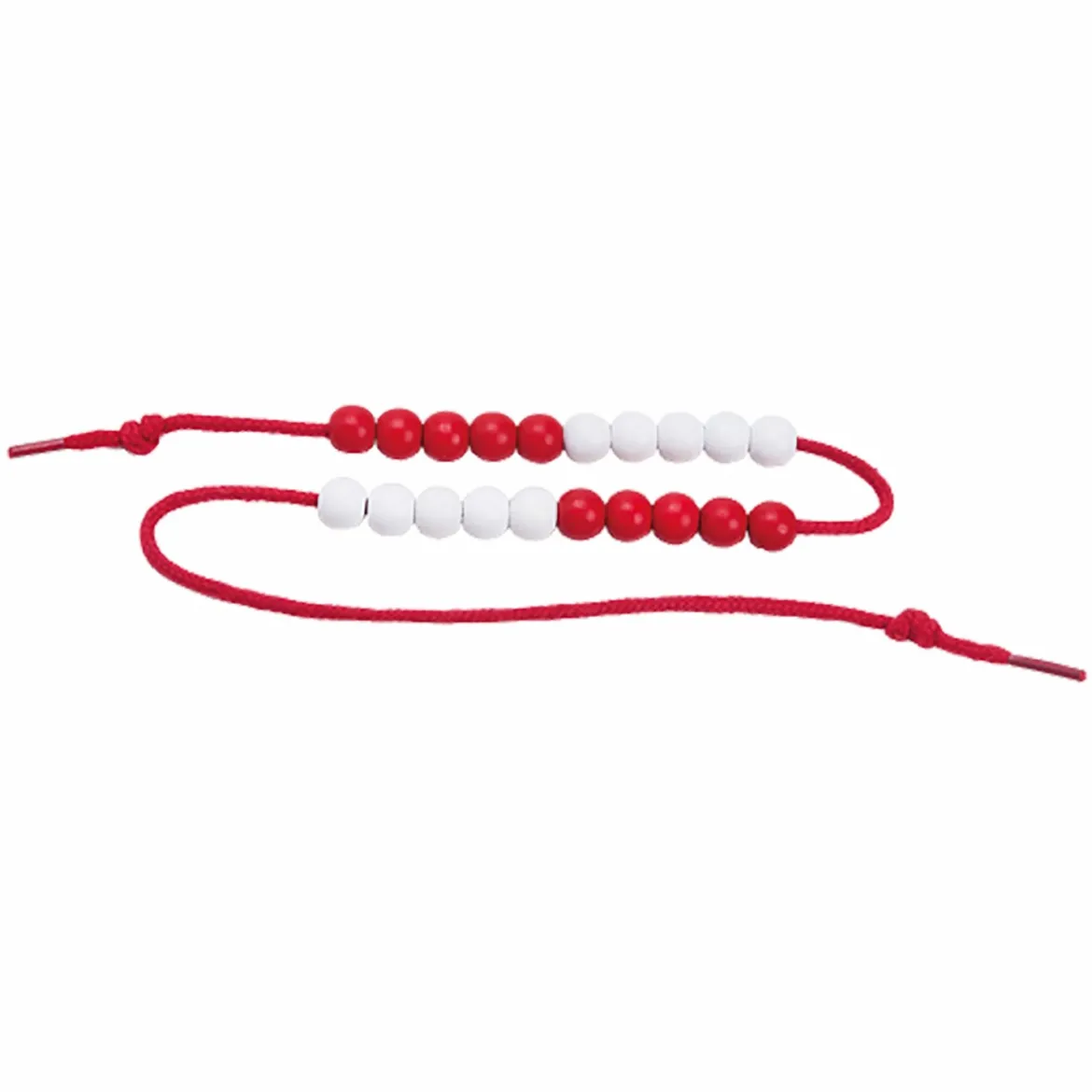 Schüler-Rechenkette rot-weiß bis 20