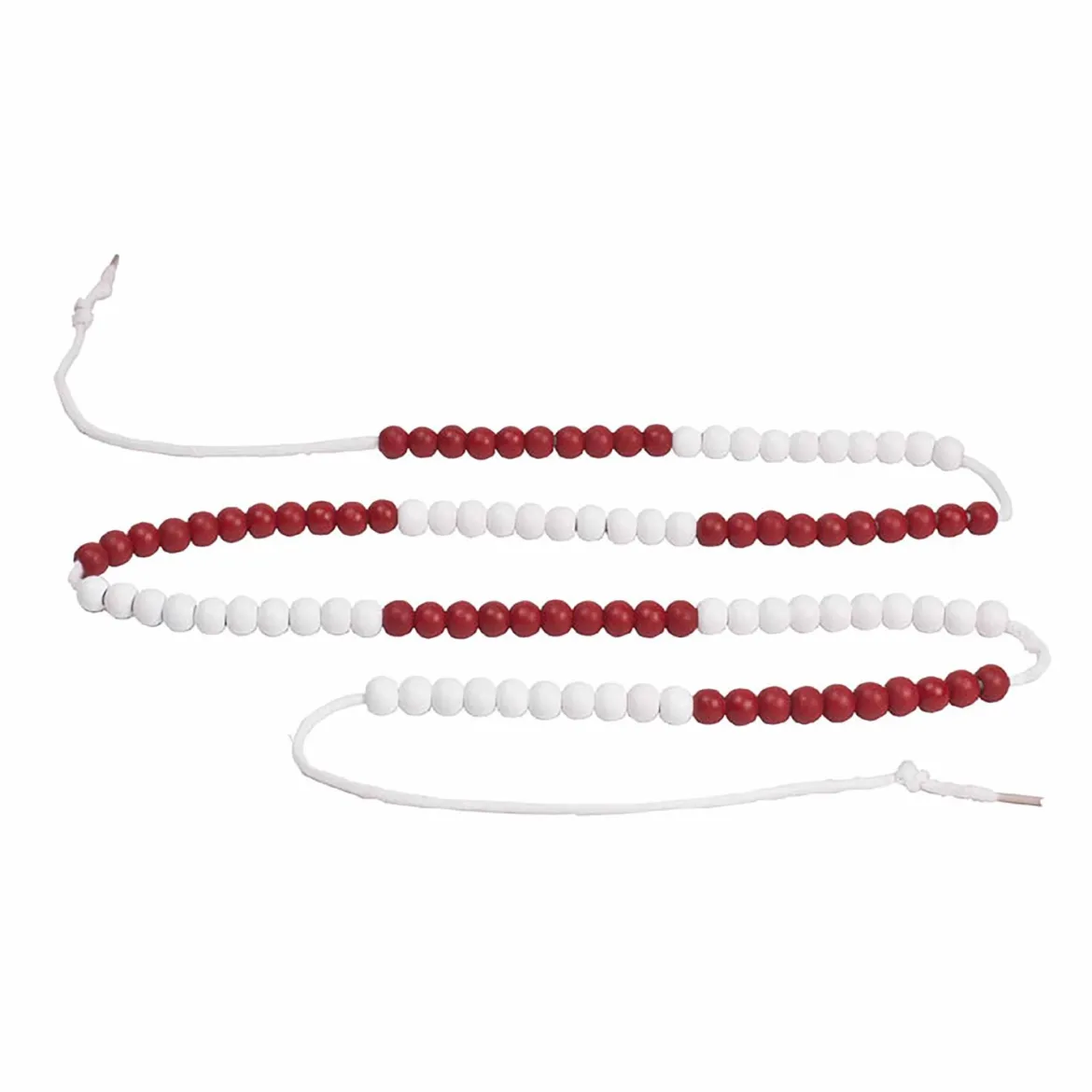 Schüler-Rechenkette rot-weiß bis 100