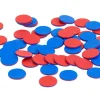 Schüler-Wendeplättchen - blau/rot (100 Stück)