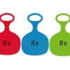 Schneerutscher Set, 24 Stück