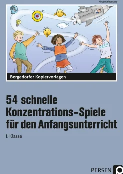 54 schnelle Konzentrations-Spiele - Anfangsunterricht, Buch, 1. Klasse