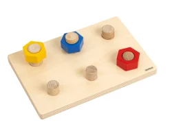 Schraubspiel mit Muttern, ab 2 Jahre