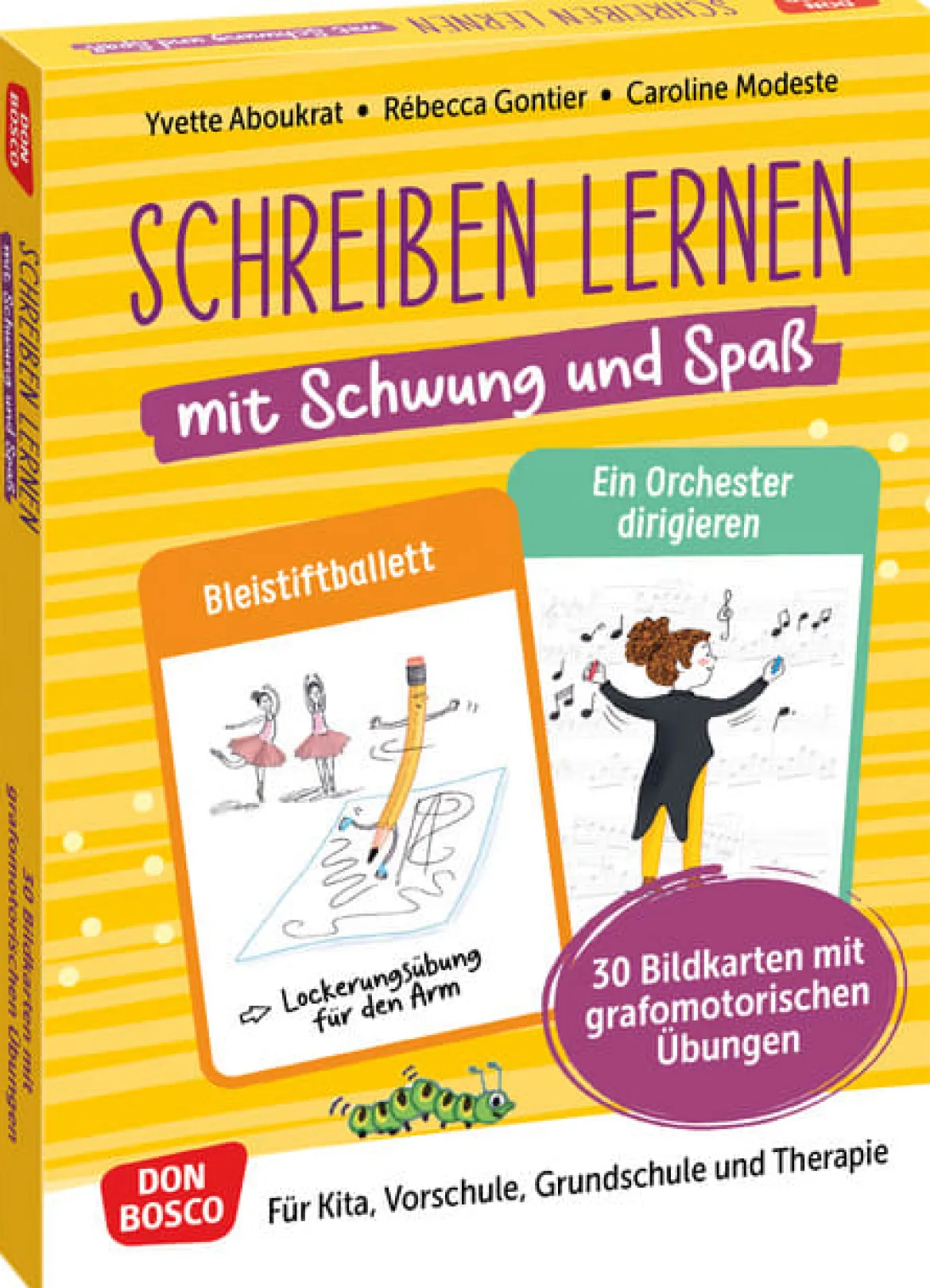 Schreiben lernen mit Schwung und Spaß, Kartensatz, 5-10 Jahre