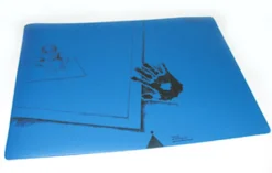 Schreibtischauflage für Linkshänder - Cobalt-Blau