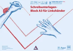Schreibunterlagen-Block DESK-PAD LEFTY®, DIN A3, für Linkshänder