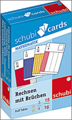Schubicards Rechnen mit Brüchen, 8-12 Jahre