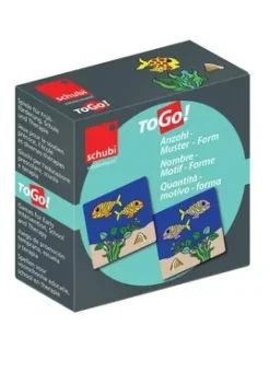 schubi ToGo - Anzahl - Muster - Form, Lernspiel, 4-8 Jahre