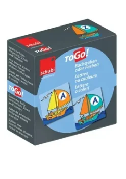 schubi ToGo - Buchstaben oder Farben, Lernspiel, 4-9 Jahre