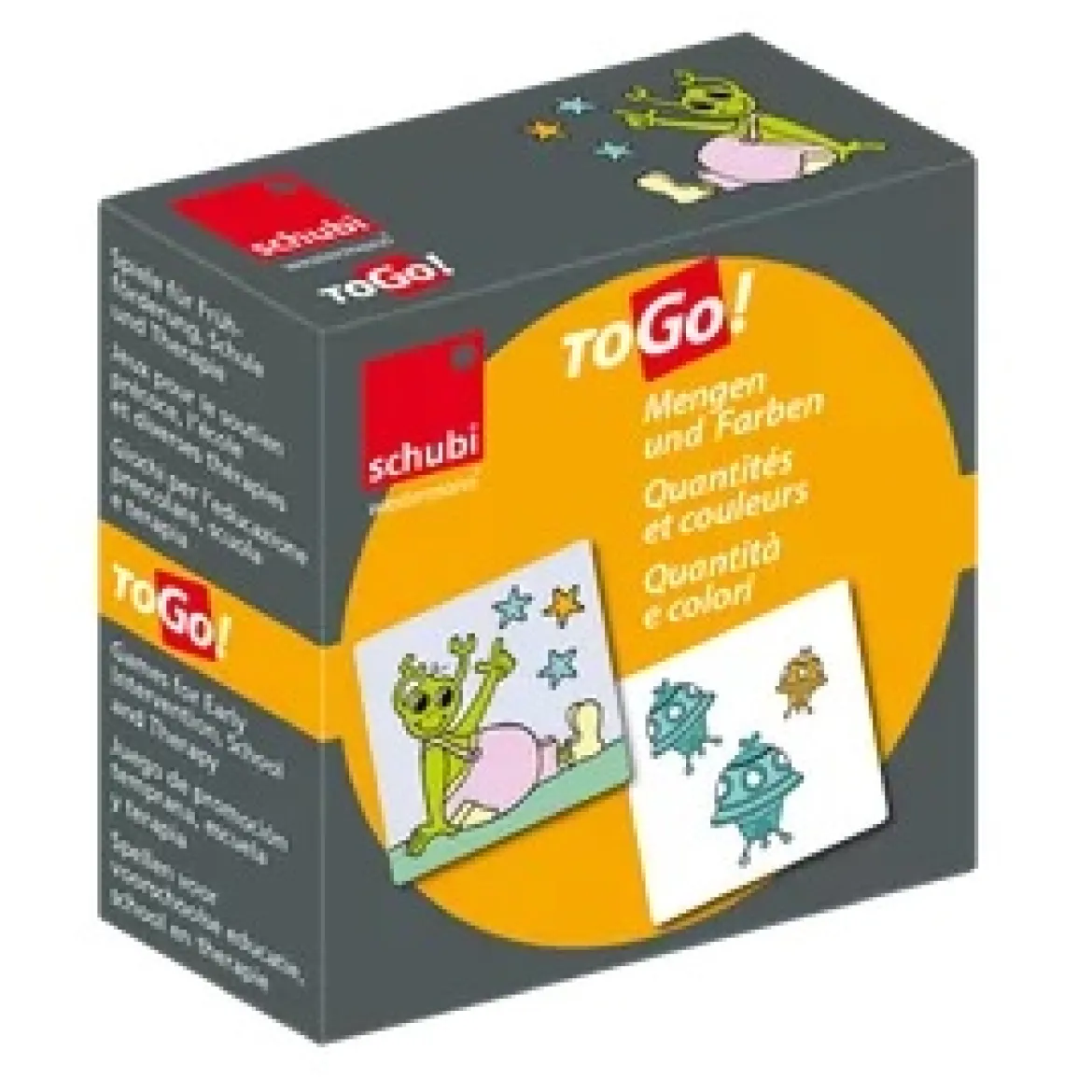 schubi ToGo - Mengen und Farben, Lernspiel, 4-8 Jahre