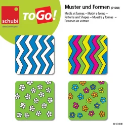 schubi ToGo - Muster und Formen, Lernspiel, 4-8 Jahre