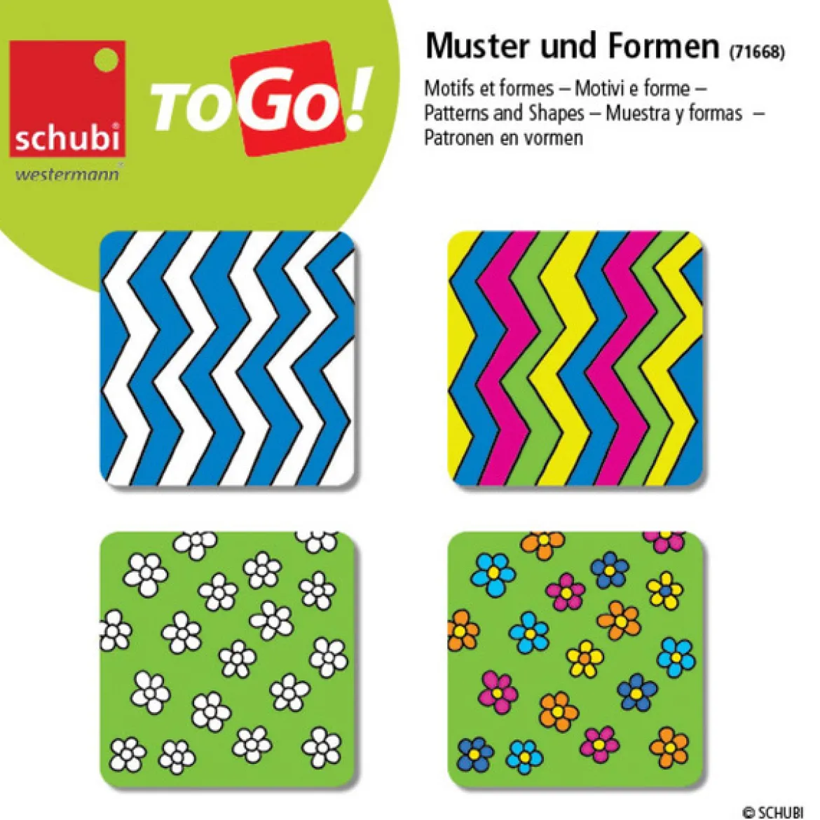 schubi ToGo - Muster und Formen, Lernspiel, 4-8 Jahre