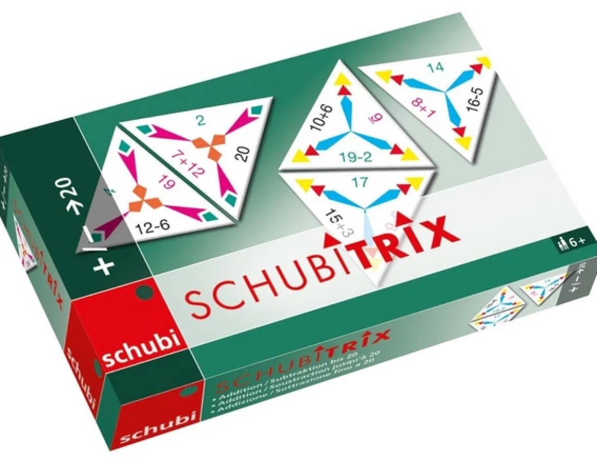 SCHUBITRIX Mathe - Addition Subtraktion bis 20, Lernspiel, 1.-2. Klasse