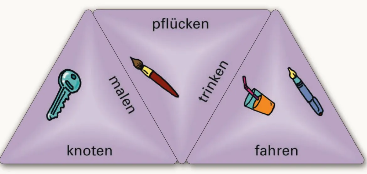 SCHUBITRIX Sprachförderung Verben (große Karten), 1.-2. Klasse