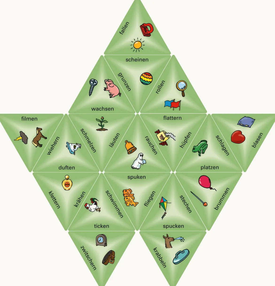 SCHUBITRIX Sprachförderung Verben (große Karten), 1.-2. Klasse