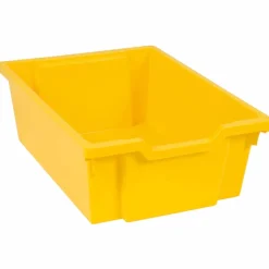 Schublade inklusive Schiene: gelb (15 cm)
