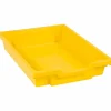 Schublade inklusive Schiene: gelb (7 cm)