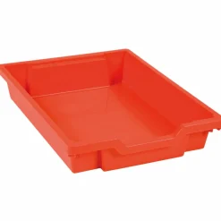 Schublade inklusive Schiene: rot (7 cm)
