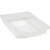 Schublade inklusive Schiene: transparent (7 cm)